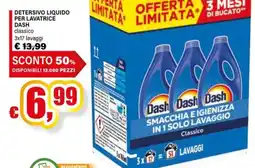 Il Gigante Detersivo liquido per lavatrice Dash classico offerta