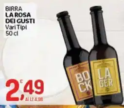 Crai Birra La Rosa dei Gusti offerta