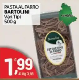 Crai Pasta al farro Bartolini offerta