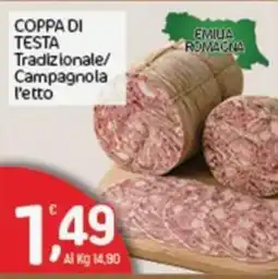 Crai Coppa di testa tradizionale/campagnola offerta