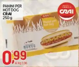 Crai Panini per hot dog Crai offerta
