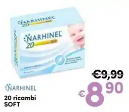 B di Bimbi Narhinel ricambi soft offerta