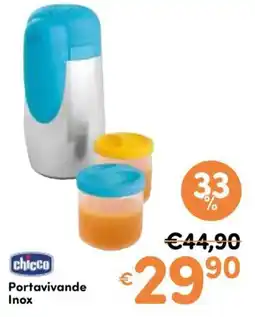 B di Bimbi Chicco Portavivande Inox offerta