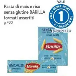 Famila Pasta di mais e riso senza glutine Barilla offerta