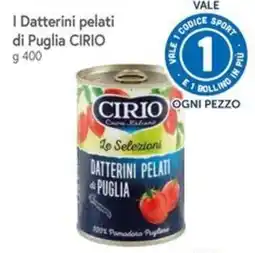Famila Datterini pelati di Puglia Cirio offerta