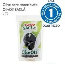 Famila Olive nere snocciolate OlivOli SACLÀ offerta