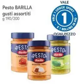 Famila Pesto BARILLA gusti assortiti offerta