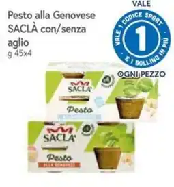 Famila Pesto alla Genovese SACLA con/senza aglio offerta