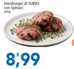 Sidis Hamburger di SUINO con Spinaci offerta