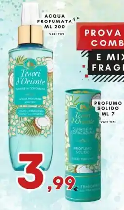 Ferdico Tesori d'Oriente Acqua Profumata offerta