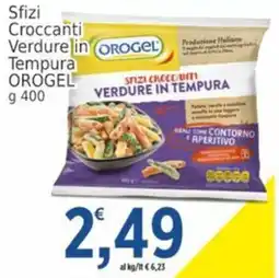 Market Ingross Sfizi croccanti verdure in tempura Orogel offerta