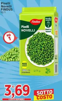 Market Ingross Piselli Novelli Findus offerta