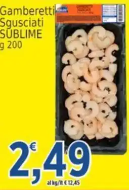 Market Ingross Gamberetti Sgusciati SUBLIME offerta