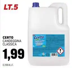 Emporio Amato Certo candeggina classica offerta