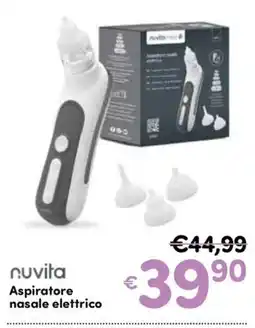 B di Bimbi nuvita Aspiratore nasale elettrico offerta