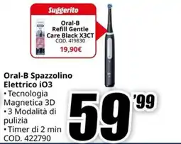 MediaWorld Oral-B Spazzolino Elettrico iO3 offerta