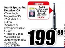MediaWorld Oral-B Spazzolino Elettrico iO9 offerta