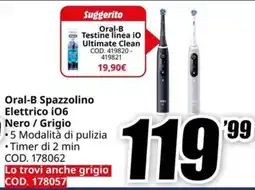 MediaWorld Oral-B Spazzolino Elettrico iO6 offerta