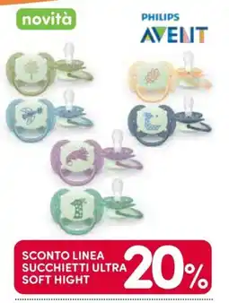 B di Bimbi Philips Avent succhietti ultra soft hight offerta