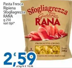 Sidis Pasta Fresca Ripiena Sfogliagrezza Rana offerta
