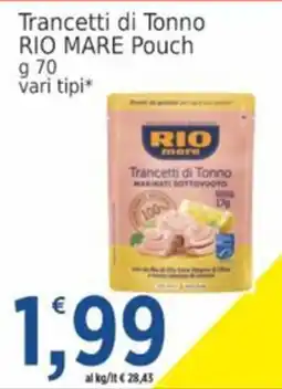 Market Ingross Trancetti di Tonno RIO mare offerta