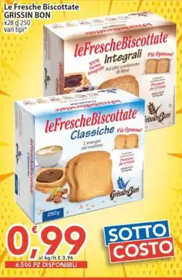 Sidis le Fresche Biscottate GrissinBon offerta