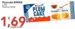 Sidis Plumcake Kinder offerta