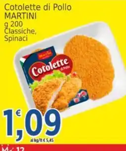 Market Ingross Cotolette di Pollo MARTINI offerta