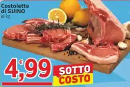 Market Ingross Costolette di SUINO offerta