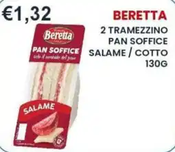 Caramico Beretta tramezzino pan soffice salame offerta