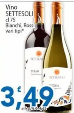 Sidis Vino SETTESOLI offerta