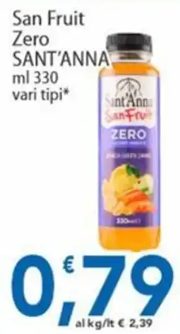 Sidis San Fruit Zero SANT'ANNA offerta
