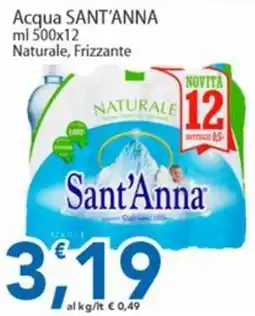 Sidis Acqua Sant'Anna offerta