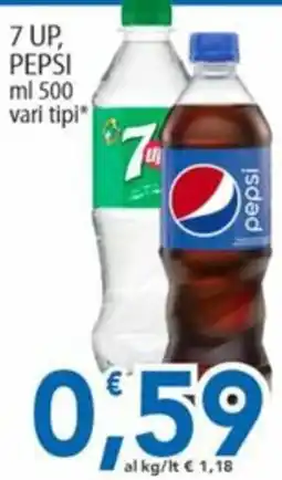 Sidis 7 UP, PEPSI offerta