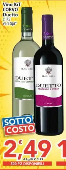 Vino IGT Corvo Duetto