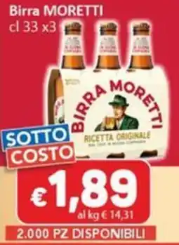 Sidis Birra Moretti offerta