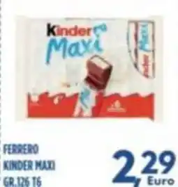 Orizzonte Supermercati Ferrero Kinder Maxi offerta