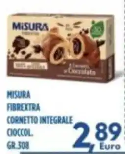 Orizzonte Supermercati Misura fibrextra cornetto integrale cioccolato offerta