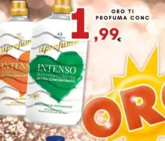 Tiprofuma Intenso Ammorbidente Ultra Concentrato