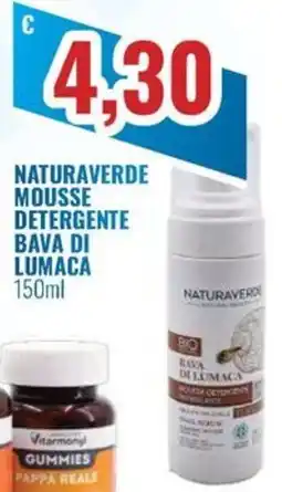 Paladini Otello Supermercato Naturaverde mousse detergente bava di lumaca offerta