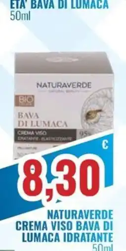 Paladini Otello Supermercato Naturaverde crema viso bava di lumaca offerta