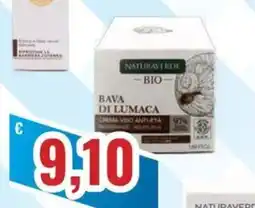 Paladini Otello Supermercato Naturaverde bava di lumaca crema viso anti-eta offerta