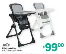 Ideal Bimbo Joie Mimzy recline ABC Charcoal, Arctic offerta