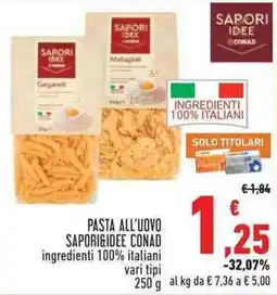 Conad City Pasta all'uovo Saporidee Conad offerta