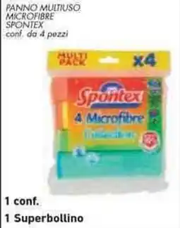 Conad City Panno multiuso microfibra spontex offerta