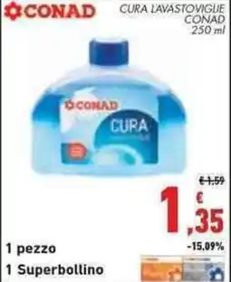 Conad City Cura lavastoviglie Conad offerta