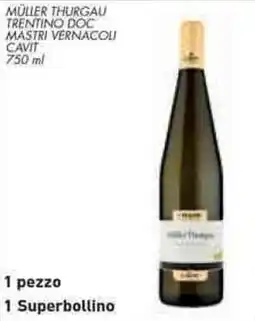 Conad City Müller Thurgau offerta