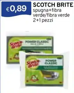 Sirene Blu Scotch Brite spugna+fibra verde offerta