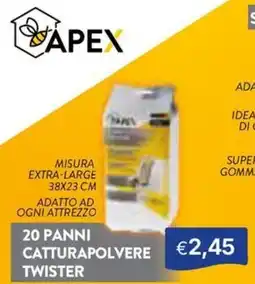 Sirene Blu Apex panni catturapolvere twister offerta