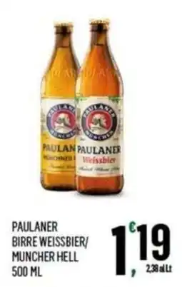 Vibian Paulaner birre Weissbier/Muncher Hell offerta